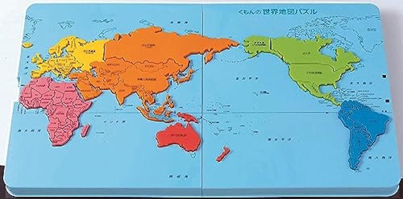 くもんの世界地図パズル 1