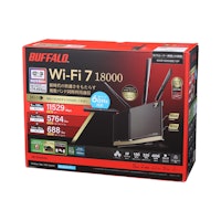 バッファロー Wi-Fi 7対応トライバンドルーター WXR18000BE10Pを バッファロー Wi-Fi 7対応トライバンドルーター WXR18000BE10Pを