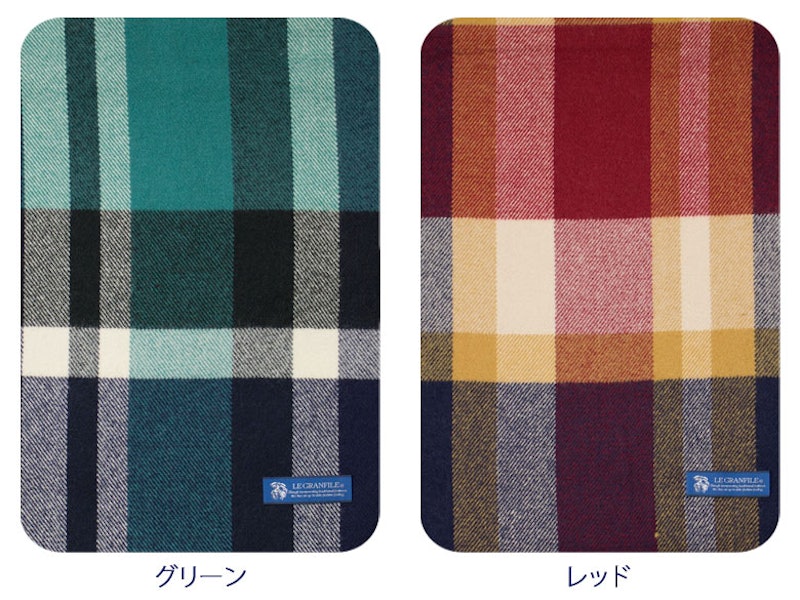 チェック マフラー 3