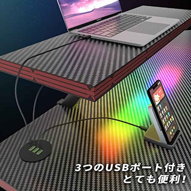 L字ゲーミングデスク 3
