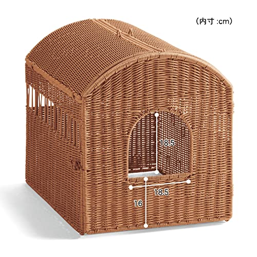 洗えるラタン調の猫トイレカバー 9