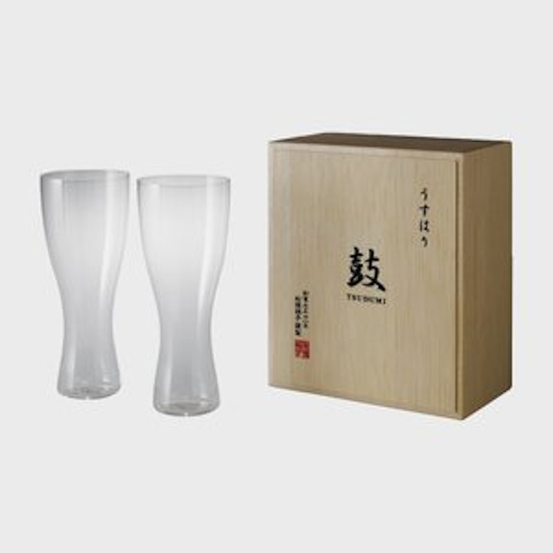 うすはり 鼓 ビールグラス 1