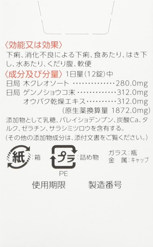PHARMA CHOICE 止瀉薬 正露丸糖衣 4