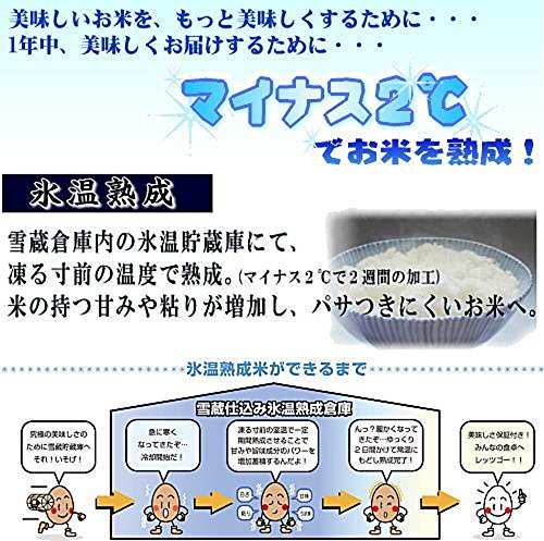 雪蔵氷温米 こしひかり  5