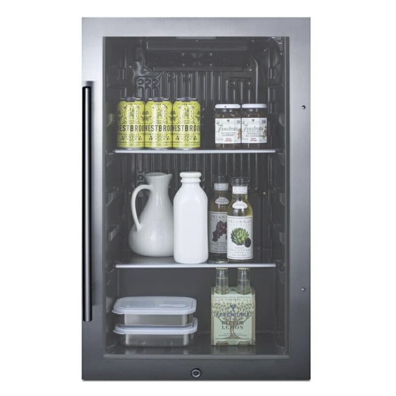 Built-In Indoor/Outdoor Beverage Center with Glass Door 3.13 Cu. Ft. 1