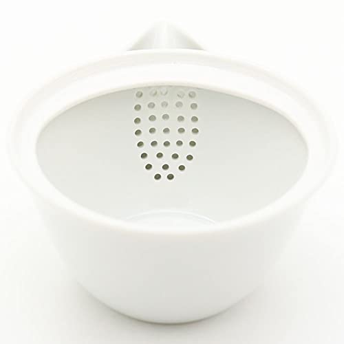 宝瓶 白磁 陶網 美濃焼 茶器 急須 7