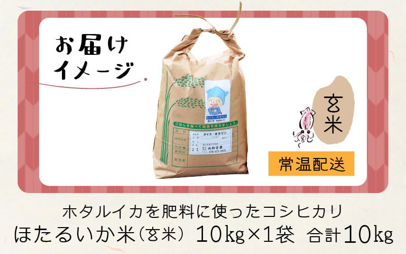 ほたるいか米 玄米 4