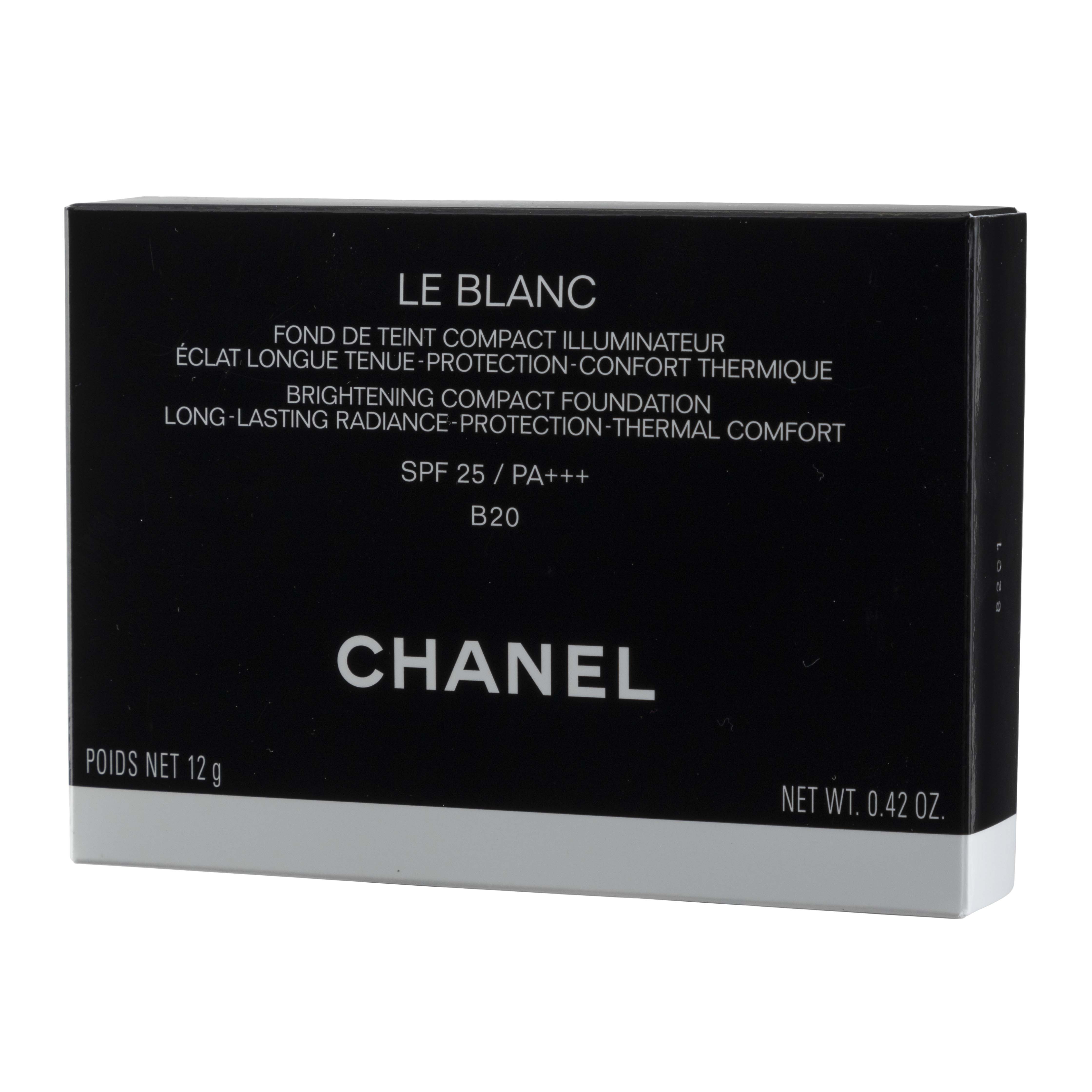 CHANEL LE BLANC ブライトニング コンパクトを検証レビュー！40代向け