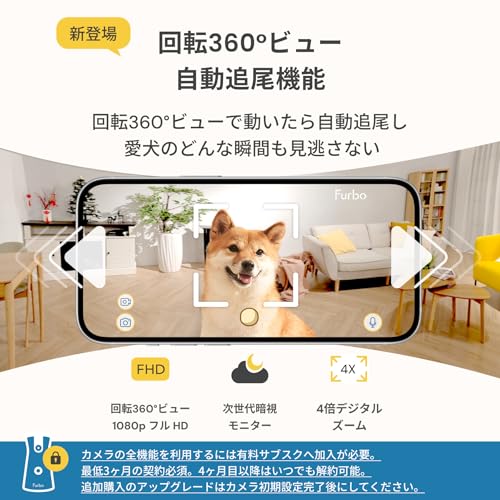 ドッグカメラ 360°ビュー 3