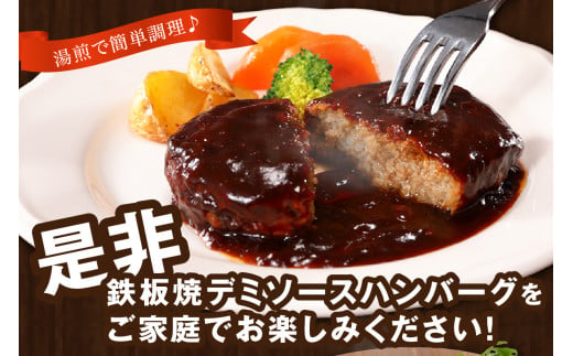 鉄板焼ハンバーグ  7