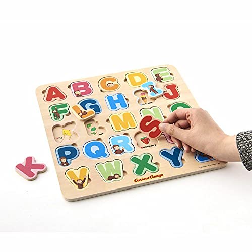 おさるのジョージ 木製アルファベットパズル 3