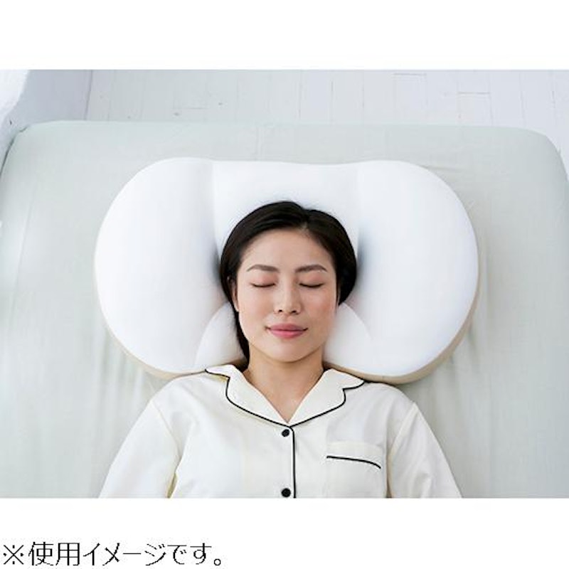もっちり感触で包み込むビーズ枕 3