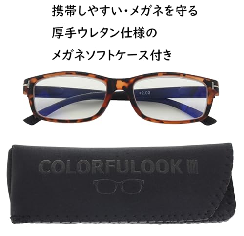 EVERNEVER 大きめサイズの遠近両用老眼鏡(薄めのカラーレンズ