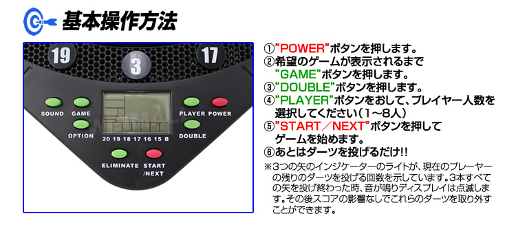 電子ダーツセット 3