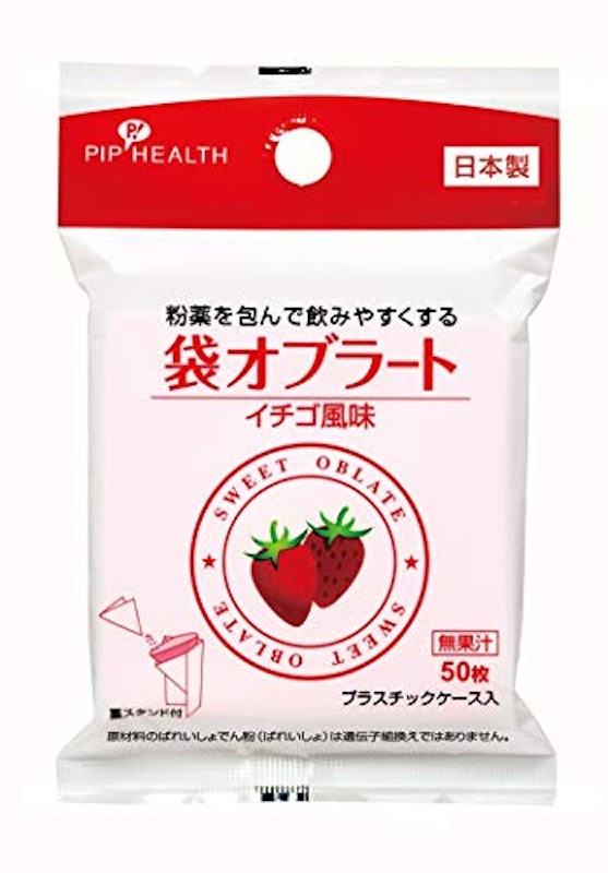 袋オブラート イチゴ風味 50枚入 1