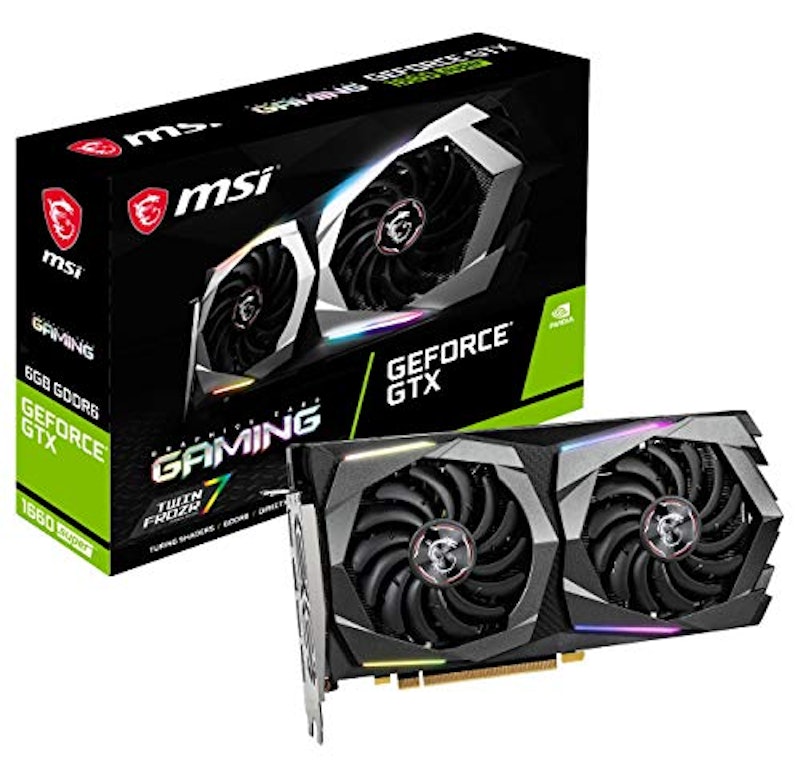 GeForce GTX 1660 スーパーゲーミンググラフィックスカード 1