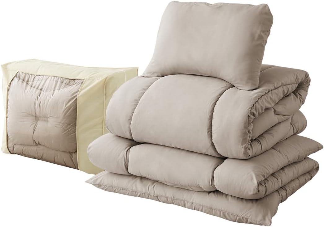 シングル敷布団　セミダブル敷布団　座布団5枚セット　3点セット ショートセミシングル 敷布団セット 2点 80×180cm 中綿増量タイプ 厚さ