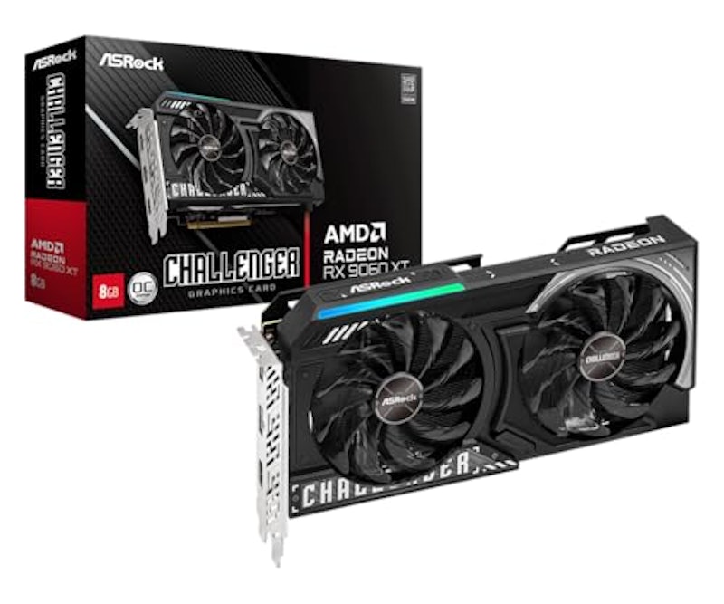 AMD Radeon RX 9060 XT Challenger 8GB OC 1