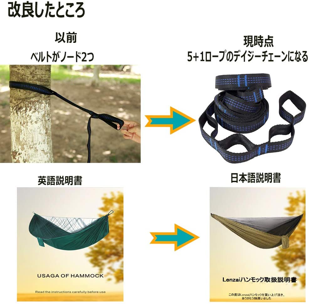 最新型 蚊帳付きハンモック 4