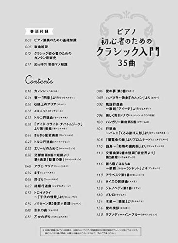 ピアノ初心者のためのクラシック入門35曲 2