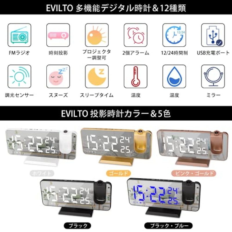多機能目覚まし時計 2