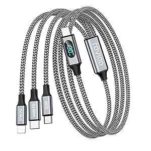 100W 充電ケーブル 3in1 マルチケーブル 1