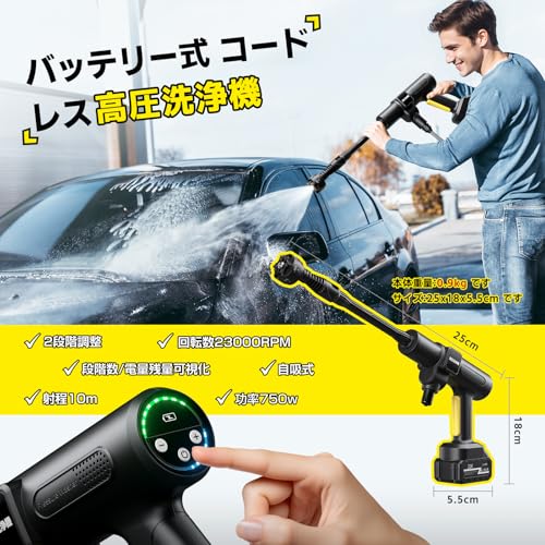 HOTO リトルモンキー 折り畳み式 高圧洗浄機 噴霧器 水鉄砲 【公式通販】
