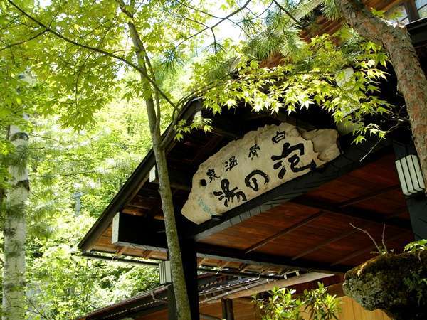 白骨の名湯 泡の湯旅館 1