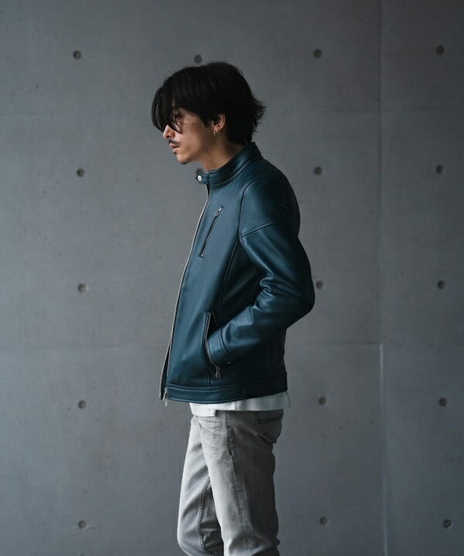 シングルライダースジャケット 14