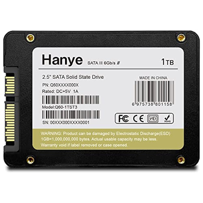 内蔵型SSD 2.5インチ 2