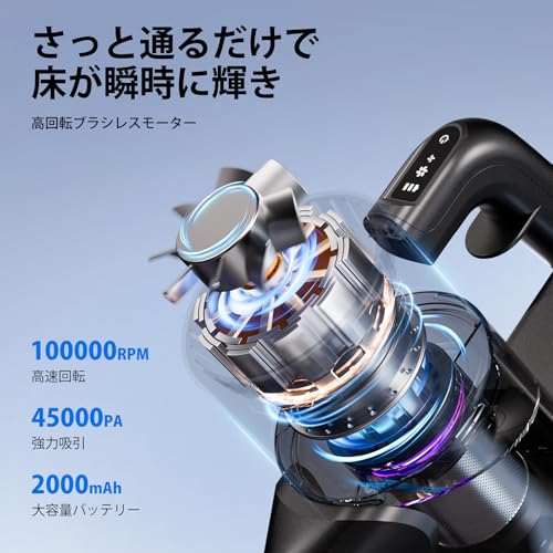 YIEEC コードレス掃除機 2