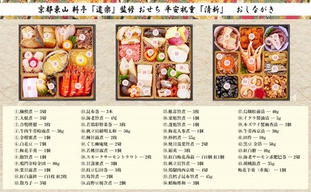 京料理 道楽 平安祝重「清新」 4