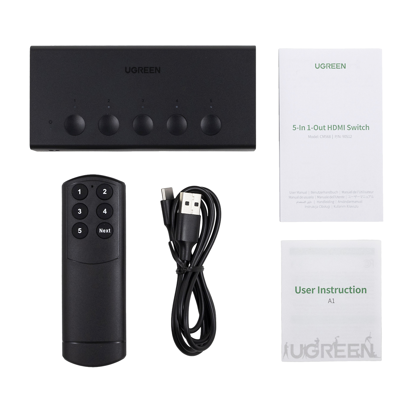 HDMI切替器 5入力1出力 8