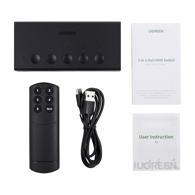 HDMI切替器 5入力1出力 8