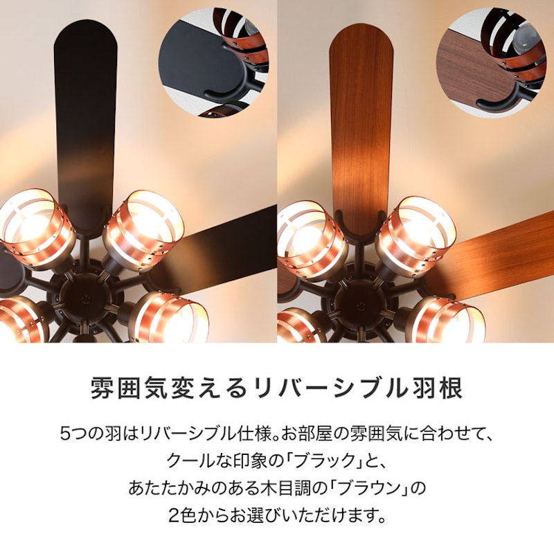 シーリングファンライト 4