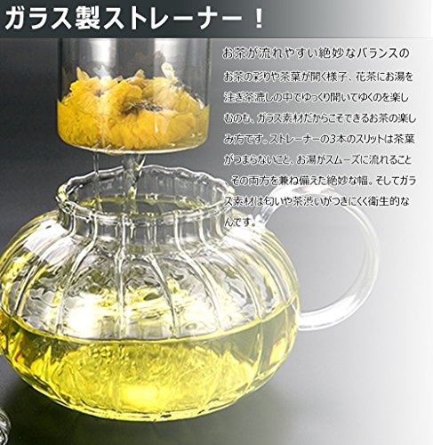 耐熱ガラス ティーポット 5