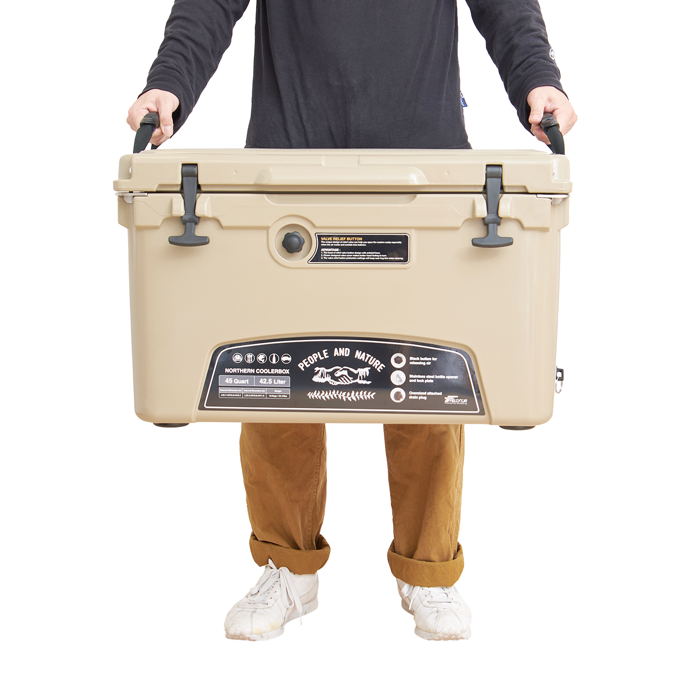 ICELANDCOOLER × OUTPUTLIFE 45QT 42.5L