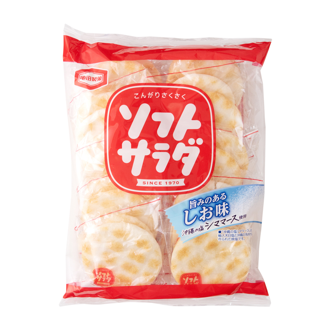 塩田ページ　12点　おまとめ 亀田製菓 手塩屋 しお味 8枚×12袋入 ケース販売 せんべい うえだ