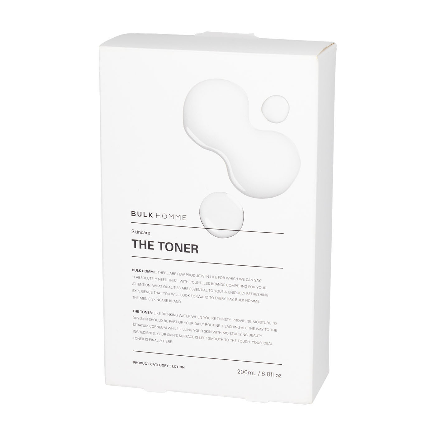 BULK HOMME THE TONER 200ml 新品】BULK HOMME THE TONER 200ml ✖2個SET