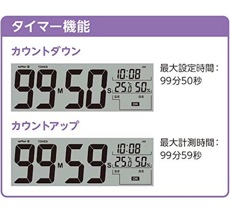 快適環境NAVI デジタル時計 6