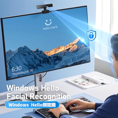 Windows Hello対応 顔認証PCカメラ 2
