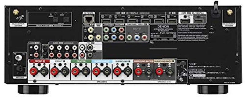 8K Ultra HD HDR10+ eARC 7.2ch AVサラウンドレシーバー ブラック 3
