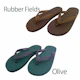 HippoBloo ヒッポブルー マシュマロなフィット感 ビーチサンダル ビーサン タイ産 Olive Rubber Fields