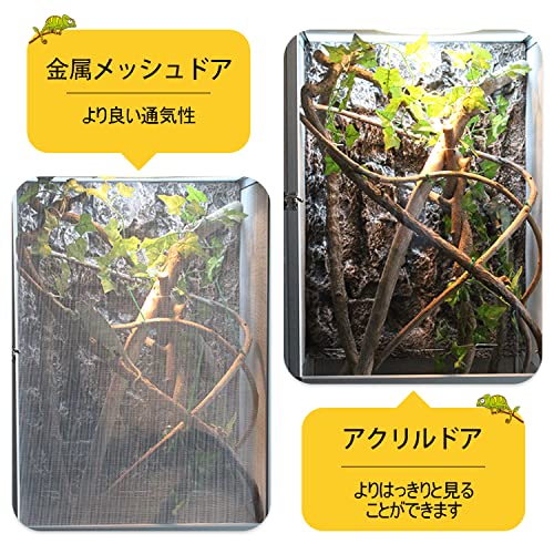 爬虫類ケース 折り畳み式 爬虫類飼育 小動物 爬虫類ケージ