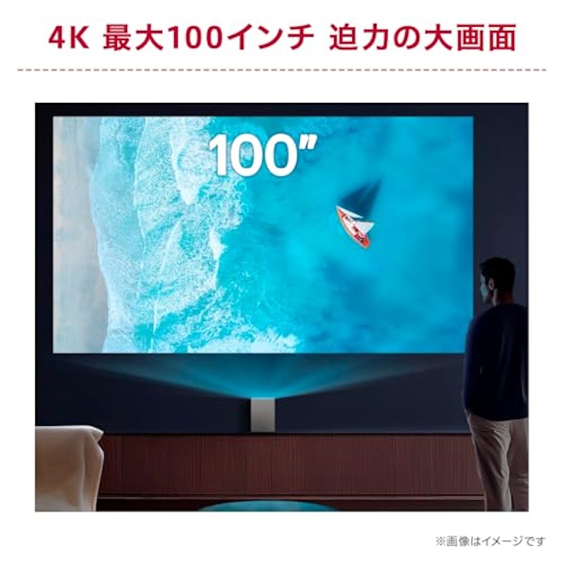 CineBeam S 超短焦点 4K コンパクトプロジェクター 5