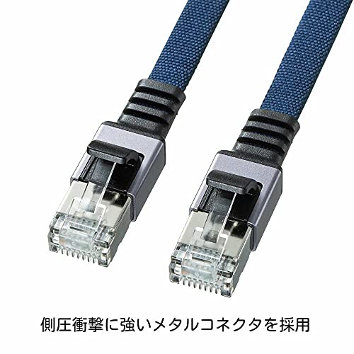 カテゴリ6AメッシュフラットLANケーブル 4