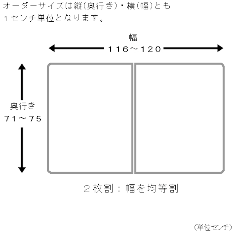 サイズオーダーパネル 風呂ふた 3