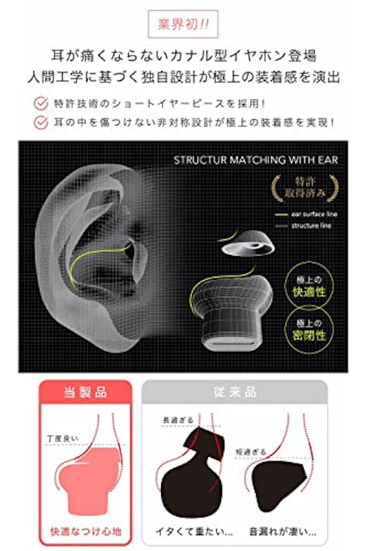 ワイヤレスイヤホン 5