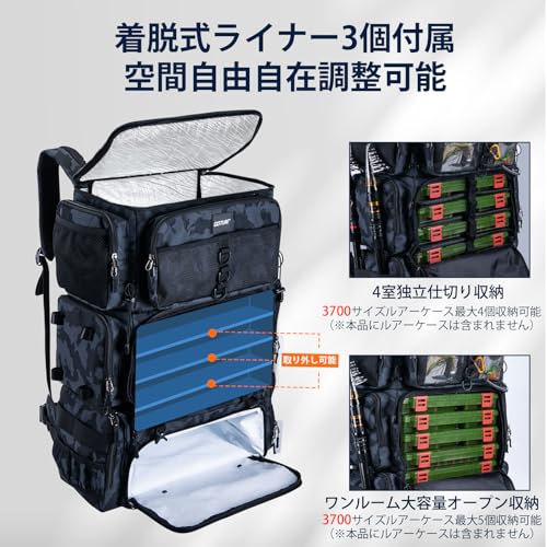 フィッシングリュック 3