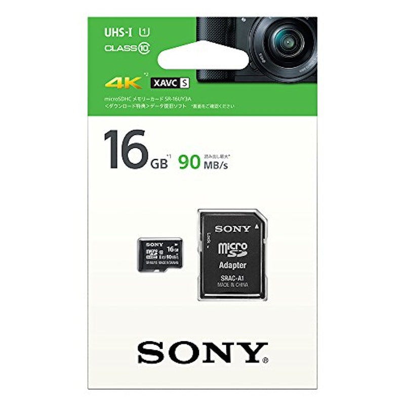 microSDHCカード16GB 2
